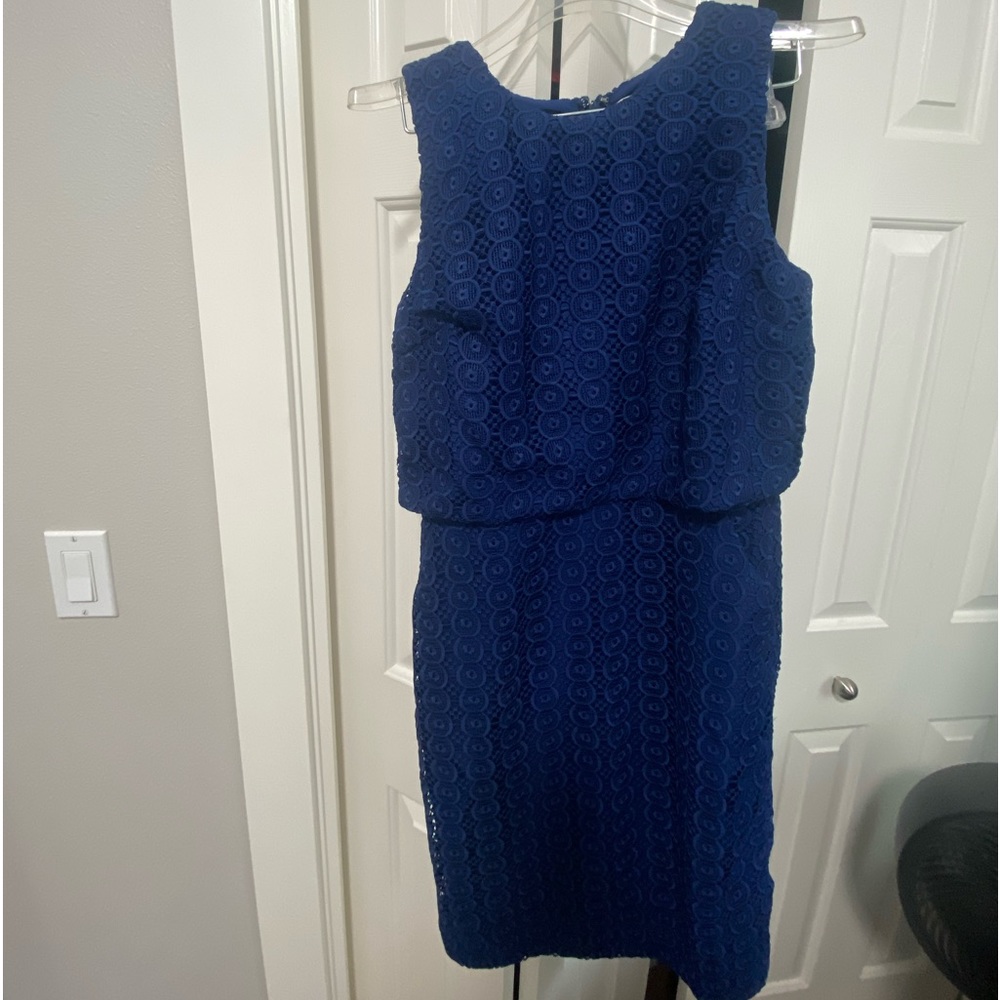 J. Crew popover lace overlay dress size 4
